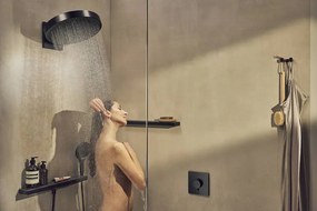 Hansgrohe Rainfinity, hlavová sprcha 360 1jet s pripojením na stenu, matná čierna, HAN-26230670