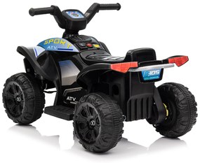 Elektrické autíčko QUAD Kids E-ATV čierne