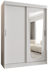 Šatníková skriňa 150 cm Mokka (biela). Akcia -20%. Vlastná spoľahlivá doprava až k Vám domov. 1126028
