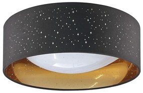 LED Stropné svietidlo TULUZA LED/18W/230V pr. 32 cm čierna