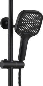 Rea Arlo, sprchový set s vaňovou výlevkou, čierna matná, REA-P7440