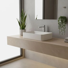 Rea Arlo, vysoká umývadlová batéria h-295, brúsená oceľ, REA-B4588