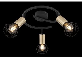 Globo 54802S-3AB - Bodové svietidlo XARA 3xE14/40W/230V