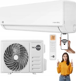 Nástenná klimatizácia 2,6 kW TechPoint X-pro WiFi Kúrenie klimatizace Sk/cz