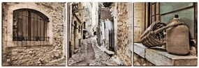 Obraz na plátne - Stará stredomorská ulica - panoráma 5151FB (90x30 cm)
