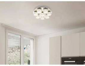 Globo 49350D5 - LED Stm. stropné svietidlo AMUR LED/64W/230V 4000K pr. 50 cm