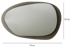 Zrkadlo Aqua Bronze 55 x 75 cm