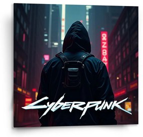 Sablio Obraz Cyberpunk 2077 Pohled do města - 110x110 cm