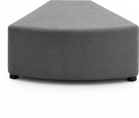 Sedačka LEA, trojuholník, tmavo sivá