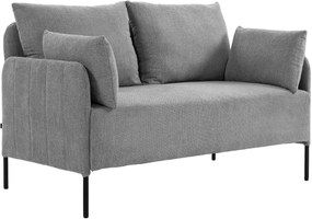 Sedačka Ziden 2-miestna látka - svetlosivá