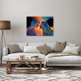 Sklenený obraz - Vesmírna láska (70x50 cm)