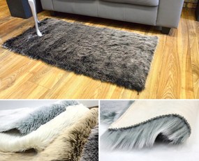 Kusový koberec Aljašky - krémový