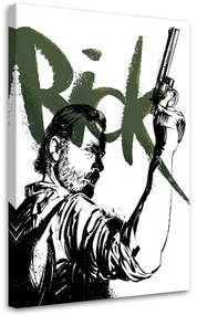 Gario Obraz na plátne The Walking dead, Rick Grimes - Nikita Abakumov Rozmery: 40 x 60 cm