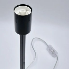 Stolná lampa ASTRID 1xE27/60W/230V lesklá čierna