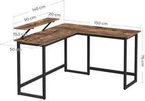 Bestent Písací stôl Rustik DESIGN