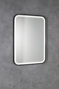Sapho Sapho, CETIS zrkadlo s LED osvetlením 60x80cm, čierna matná, CT080