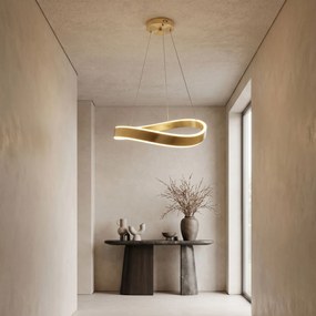 Toolight Toolight, LED závesné svietidlo, 60cm, 50W, 4000K, 4000lm, SWE067-CP, zlatá matná, OSW-20167