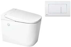 Ultimax stojace WC s technológiou OptimFlush vrátane nádržky a nástenného tlačidla SATOFSHFS3.B20, 1 ks