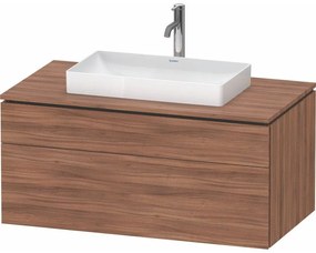 DURAVIT L-Cube závesná skrinka pod umývadlo na dosku, 2 zásuvky, 1020 x 550 x 482 mm, orech prírodný, LC4881079790000