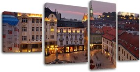 Obraz na plátne 4 dielny SLOVENSKO SK022E40