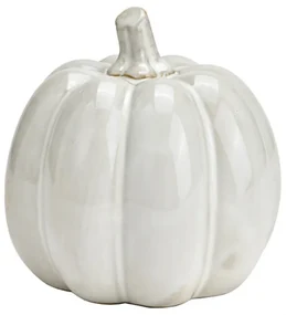 Porcelánová dekorácia tekvica PUMPKIN WHITE 9x9 cm biela