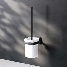 Toaletná kefa AM.PM Gem AGA33422 nástenná, čierna