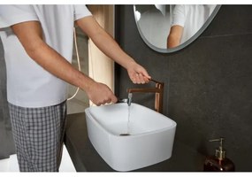 KFA Armatura 4522-815-34 - Umývadlová batéria + odtok MALAGA 15,9 cm ružové zlato