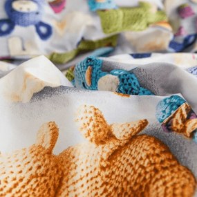 Detské obliečky z mikrovlákna WOOLIMALS farebné Rozmer obliečky: 70 x 80 cm | 140 x 200 cm