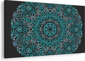 Obraz ornamentálne abstrakcie (90x60 cm)