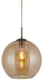 Searchlight 1621AM - Luster na lanku BALL 1xE27/60W/230V hnedá