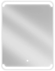Mexen Nida, LED kúpeľňové zrkadlo s podsvietením 60x80 cm, 6000K, ochrana proti zahmlievaniu, 9806-060-080-611-00