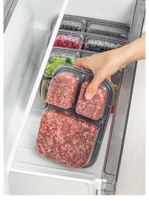 Sada 2 ks potravinových boxů LUY šedá