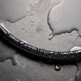 Hansgrohe Designflex, textilná sprchová hadica 2000 mm, čierna matná, HAN-28230670