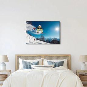 Obraz - Snowboardista (90x60 cm)