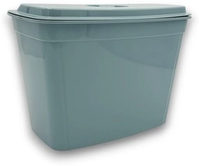 Závesný odpadkový kôš na kuchynské dvierka, 4l - sivý/biely/zelený Farba: šedomodrá