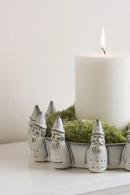 Ib Laursen Keramická misa na dekorácie Santa's Helpers Ø 16,5 cm