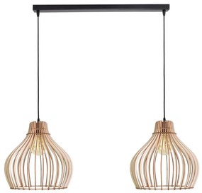 Luster na lanku BARREL 2xE27/24W/230V