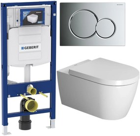 Set WC misa Duravit ME by Starck 2529092000, podomietková konštrukcia Geberit Duofix 111.320.00.5, 0020090000, 115.770.21.5