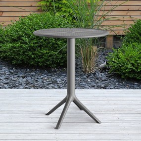 Okrúhly stôl Lacota 60 cm - antracitová