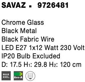 Retro luster Savaz 17.5 chróm