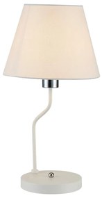 Candellux Stolná lampa YORK 1xE14/60W/230V biela CA0715