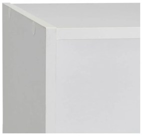 Biela knižnica 30x106x24 cm Cube – Casa Selección