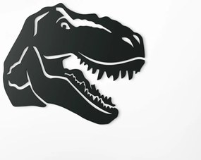 drevko Detská nálepka Tyrannosaurus rex Rozmer obrazu: 28 x 32,5 cm, Farba dekorácie: Čierna