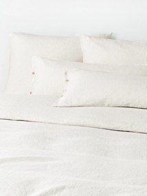 Obliečka na paplón z vypratého ľanu's jemnými pruhmi Rinna