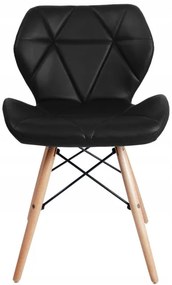 Jedálenská stolička MURET čierna