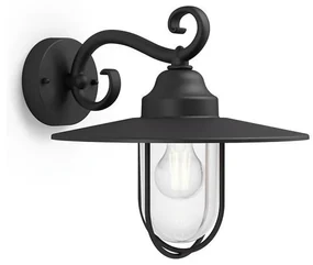 Philips Massive 16270/30/PN -Vonkajšie nástenné svietidlo 1xE27/60W/230V IP44 M6327