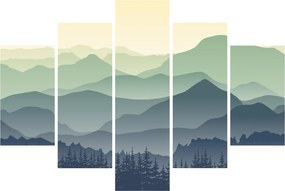 Obraz - Forest Mountain (150x105 cm)