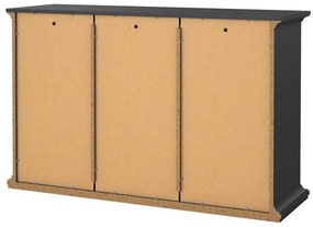 Sivá nízka komoda 144x92 cm Paris – Tvilum