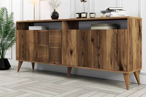 Dizajnová komoda Cadelaria 180 cm orech