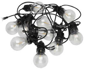 PR Home Glow vonkajšia svetelná LED reťaz, čierna